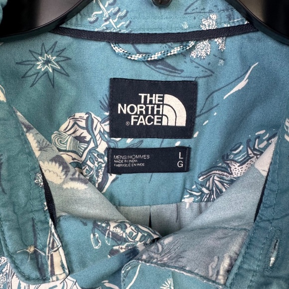 The North Face Baytrail Short Sleeve Cotton Button Down Shirt Men's Size Large - Picture 3 of 6
